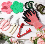 Multi-Piece Floral Tool Gift Set With Rose Thorn Stripper And Pruning Shears
