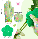Rose Thorn Stripper, Tape, And Glove Set With Floral Pattern - Image 2