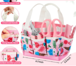 Pink Floral/Gardening Tool Kit With Thorn-Stripping Shears - Image 2