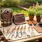 Aluminum Alloy Rust-Proof Gardening Tools With Tote Bag And Apron