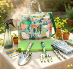 Rust-Proof Steel Gardening Tool Set With Storage Tote Bag - Image 2