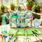 Rust-Proof Steel Gardening Tool Set With Storage Tote Bag