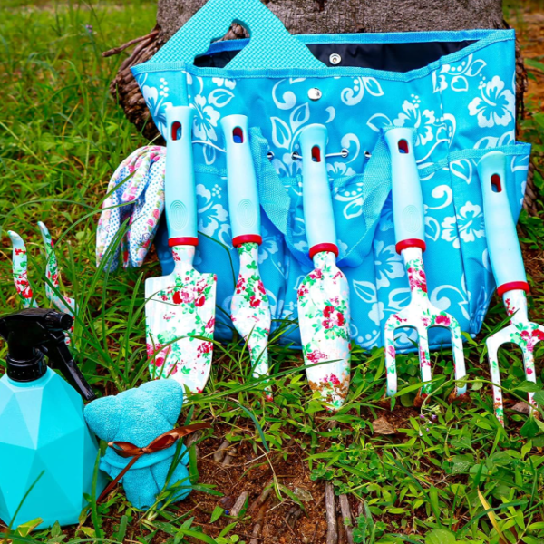 Green Floral Tool Kit With Rose Thorn Stripper And Pruning Shears