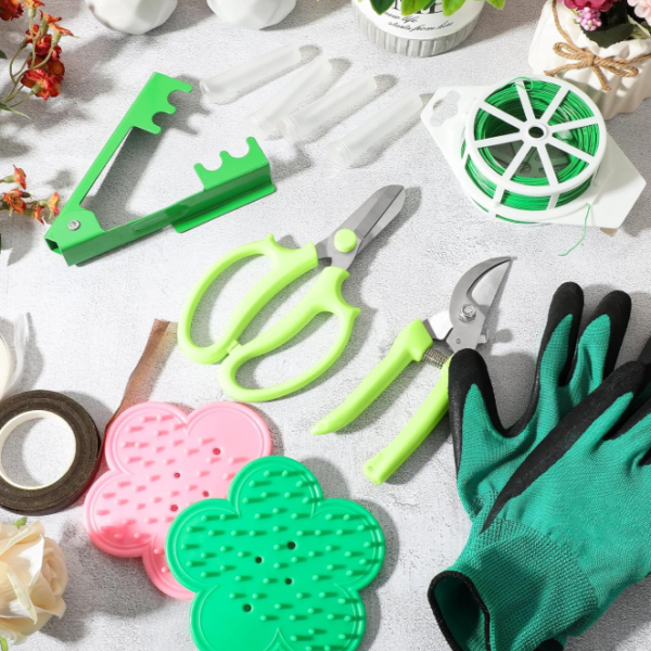 Heavy-Duty Gardening Tools With Storage Bag, Gloves, And Weeder