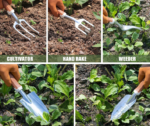Rust-Proof Gardening Trowel, Rake, And Shears Set With Hard Storage Case - Image 2