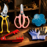 Essential Floral Tool Set With Rose Thorn Stripper And Pruning Shears