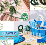 Blue Floral Tool Kit With Rose Thorn Stripper And Pruning Shears - Image 2